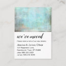 Search for change of address business cards New home
