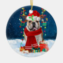 Search for english bulldog christmas tree decorations Pet