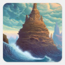 Search for fantasy landscape stickers Surreal