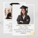 Search for unique graduation invitations Black and white