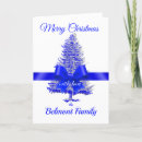 Search for royal blue christmas cards White