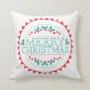 Search for aqua christmas cushions Typography