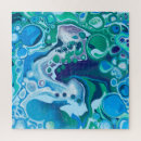 Search for digital art puzzles Blue