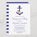 Search for nautical engagement party invitations Floral