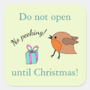 Search for do not open until christmas stickers Cute
