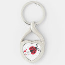 Search for black fly key rings Red