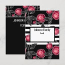 Search for abstract flowers invitations Red