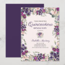 Search for purple floral invitations Feminine