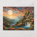 Search for fantasy landscape postcards Sunset