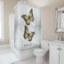 Search for gold butterfly shower curtains Modern