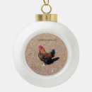 Search for rooster chicken christmas tree decorations Bird