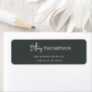 Search for charcoal return address labels Stylish