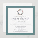 Search for green wreath invitations Chic