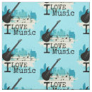 Search for music fabric Guitar