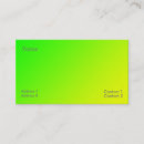 Search for bright lime paper business cards Eye catching