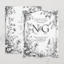 Search for woodsy wedding invitations Black and white
