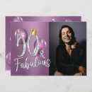 Search for girl 50th birthday invitations Modern