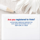 Search for vote return address labels Political
