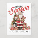 Search for vintage santa claus postcards Rustic