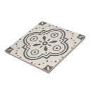 Search for black and white geometric tiles Pattern