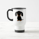 Search for short black mugs Dachshund