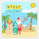 Search for tropical christmas stickers Sand