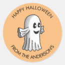 Search for cute little ghost stickers Halloween