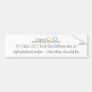 Search for obsessed bumper stickers Ocd