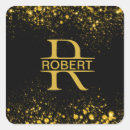 Search for letter r monogram stickers Gold