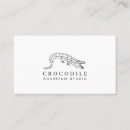 Search for alligator business cards Crocodile