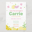 Search for lemonade party invitations Girl