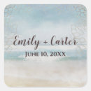 Search for fish wedding stickers Beach