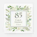 Search for 85th birthday napkins White