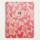 Search for hearts planners Monogrammed