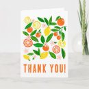 Search for lemon thank you cards Oranges