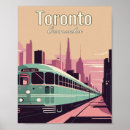 Search for toronto travel posters Illustration
