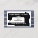 Search for machine standard business cards Seamstress