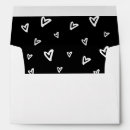Search for baby shower envelopes Black and white