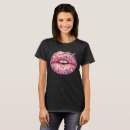 Search for pink lips tshirts Modern