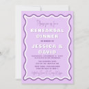 Search for cute rehearsal dinner invitations Retro