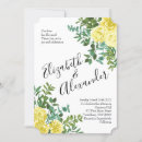 Search for pastel yellow wedding invitations Floral