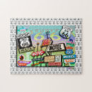 Search for route 66 puzzles Vintage