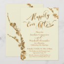 Search for faux gold foil wedding invitations Calligraphy