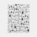 Search for black and white cat blankets Pattern
