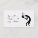Search for flute business cards Kokopelli