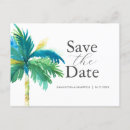 Search for palm tree wedding save the dates Tropical