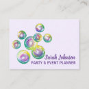 Search for party business cards Rainbow
