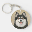 Search for original paintings key rings Dog
