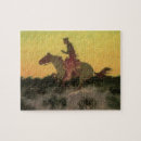 Search for cowboy puzzles Sunset