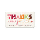 Search for baby shower thank you return address labels Thanks